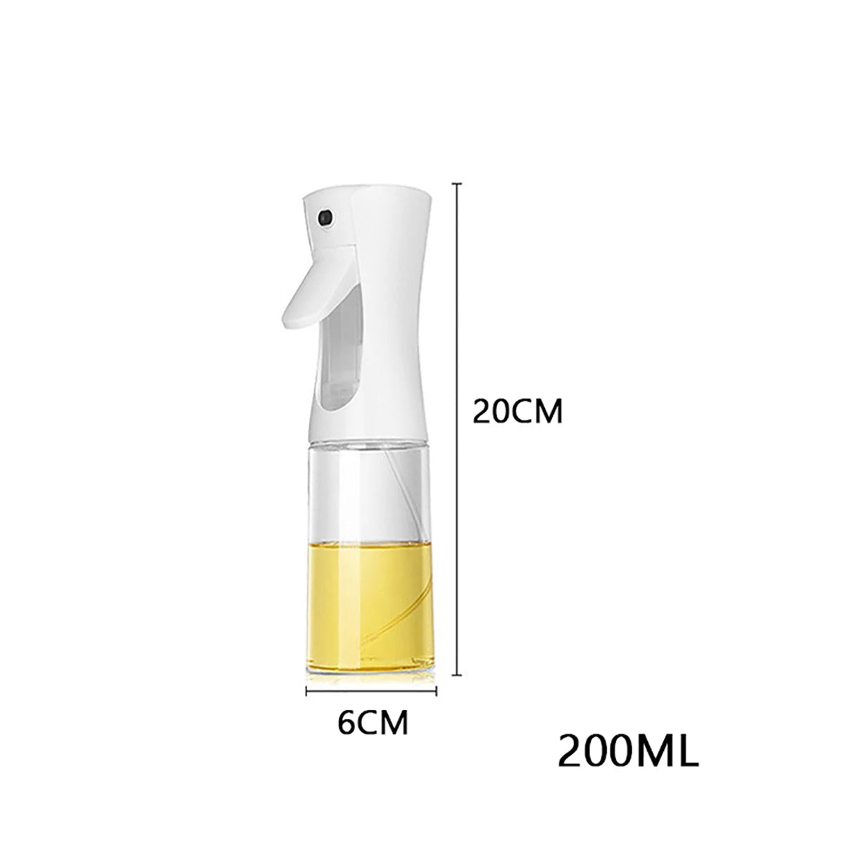 Spray Azeite para comidas saudáveis e economia- Dispenser Oil